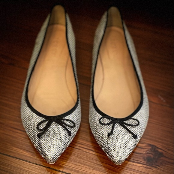 JCrew pointy toe party flats - Picture 3 of 8